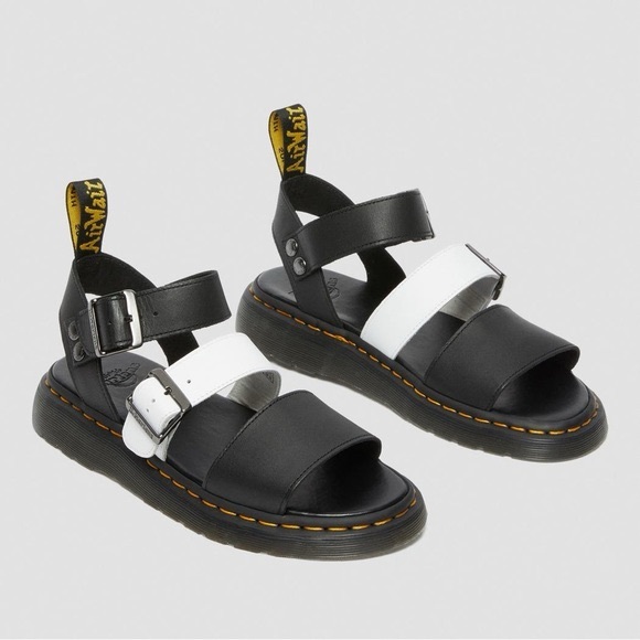 Dr. Martens NWOT Gryphon Contrast Leather Strap Sandals US Ladies 7 - Picture 1 of 13